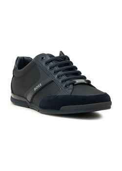 BOSS BLACK Sneakersy Saturn_Lowp | z dodatkiem skóry ze sklepu Gomez Fashion Store w kategorii Buty sportowe męskie - zdjęcie 184299317