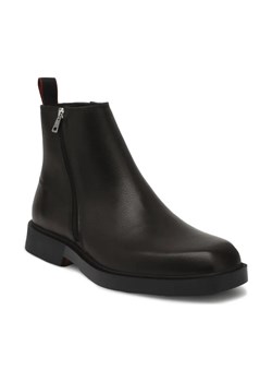 HUGO Skórzane sztyblety Iker ze sklepu Gomez Fashion Store w kategorii Buty zimowe męskie - zdjęcie 184299409
