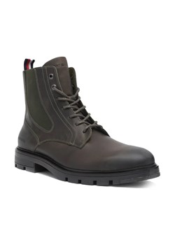 Tommy Hilfiger Skórzane sztyblety LACE UP ze sklepu Gomez Fashion Store w kategorii Buty zimowe męskie - zdjęcie 184299438