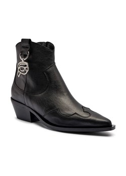 Karl Lagerfeld Skórzane kowbojki KANSAS NFT ze sklepu Gomez Fashion Store w kategorii Botki - zdjęcie 184299769