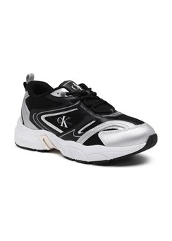 Calvin Klein Jeans Sneakersy RETRO TENNIS | z dodatkiem skóry ze sklepu Gomez Fashion Store w kategorii Buty sportowe damskie - zdjęcie 184299779