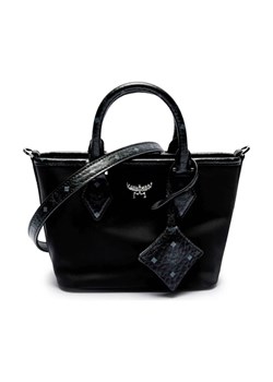 MCM Kuferek AREN | z dodatkiem skóry ze sklepu Gomez Fashion Store w kategorii Kuferki - zdjęcie 184299815