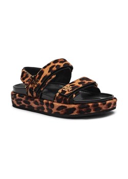 TORY BURCH Skórzane sandały KIRA ze sklepu Gomez Fashion Store w kategorii Sandały damskie - zdjęcie 184299898