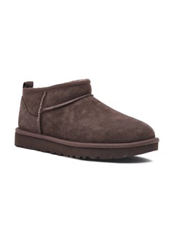 UGG Skórzane śniegowce CLASSIC ultra mini | z dodatkiem wełny ze sklepu Gomez Fashion Store w kategorii Śniegowce damskie - zdjęcie 184299938