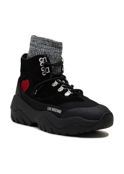 Love Moschino Skórzane trapery ze sklepu Gomez Fashion Store w kategorii Workery damskie - zdjęcie 184300067