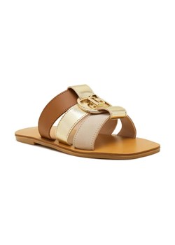 Liu Jo Skórzane klapki SABA 08 ze sklepu Gomez Fashion Store w kategorii Klapki damskie - zdjęcie 184300169
