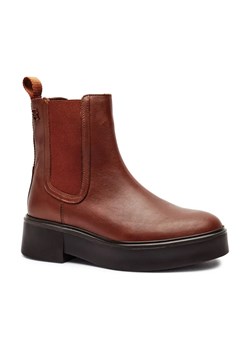 Tommy Hilfiger Skórzane sztyblety CHELSEA ze sklepu Gomez Fashion Store w kategorii Botki - zdjęcie 184300299