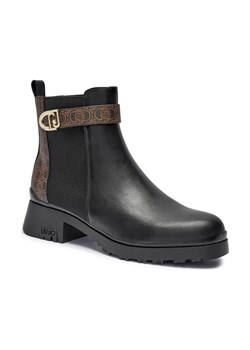 Liu Jo Sztyblety NANCY | z dodatkiem skóry ze sklepu Gomez Fashion Store w kategorii Botki - zdjęcie 184300475