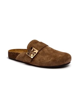 TORY BURCH Skórzane mule MELLOW ze sklepu Gomez Fashion Store w kategorii Klapki damskie - zdjęcie 184300537
