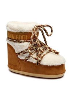 Moon Boot Skórzane śniegowce MB ICON LOW SHEARLING ze sklepu Gomez Fashion Store w kategorii Śniegowce damskie - zdjęcie 184300789