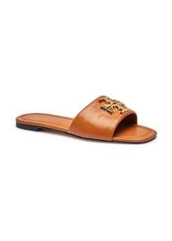 TORY BURCH Skórzane klapki ELEANOR ze sklepu Gomez Fashion Store w kategorii Klapki damskie - zdjęcie 184300817