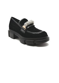 Pollini Mokasyny | z dodatkiem skóry ze sklepu Gomez Fashion Store w kategorii Mokasyny damskie - zdjęcie 184301346