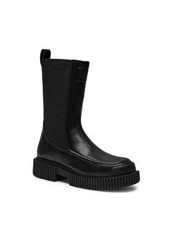 Armani Exchange Skórzane sztyblety ze sklepu Gomez Fashion Store w kategorii Botki - zdjęcie 184301576