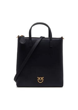 Pinko Skórzana torebka na ramię MINI SHOPPER VITELLO SETA ze sklepu Gomez Fashion Store w kategorii Torby Shopper bag - zdjęcie 184301667