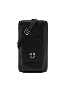 Pinko Skórzana torebka na telefon PHONE FOLDER VITELLO MORBIDO ze sklepu Gomez Fashion Store w kategorii Listonoszki - zdjęcie 184301717