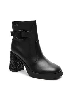 Liu Jo Skórzane botki na słupku GRACE 03 ze sklepu Gomez Fashion Store w kategorii Botki - zdjęcie 184302148