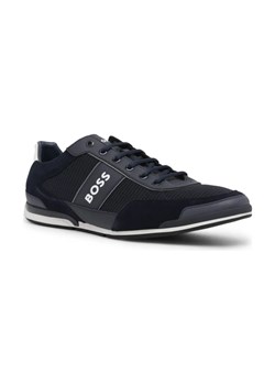 BOSS BLACK Sneakersy Saturn_Lowp_pulg | z dodatkiem skóry ze sklepu Gomez Fashion Store w kategorii Buty sportowe męskie - zdjęcie 184302245