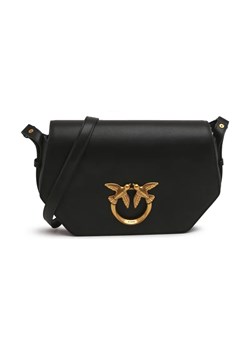 Pinko Skórzana torebka na ramię LOVE CLICK EXAGON CLASSIC VITE ze sklepu Gomez Fashion Store w kategorii Listonoszki - zdjęcie 184302246