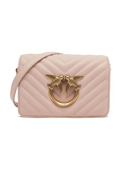 Pinko Skórzana torebka na ramię LOVE CLICK MINI SHEEP NAPPA CH ze sklepu Gomez Fashion Store w kategorii Listonoszki - zdjęcie 184302409