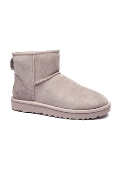 UGG Skórzane śniegowce Classic Mini II | z dodatkiem wełny ze sklepu Gomez Fashion Store w kategorii Śniegowce damskie - zdjęcie 184302447
