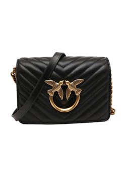 Pinko Skórzana torebka na ramię LOVE CLICK MINI SHEEP NAPPA CH ze sklepu Gomez Fashion Store w kategorii Listonoszki - zdjęcie 184302458