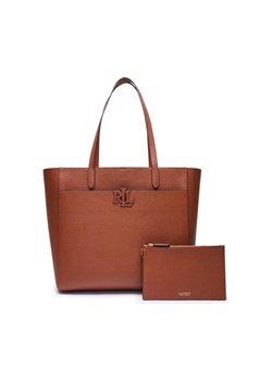 LAUREN RALPH LAUREN Skórzana shopperka + saszetka Cameryn ze sklepu Gomez Fashion Store w kategorii Torby Shopper bag - zdjęcie 184302479