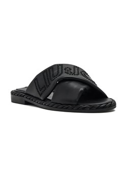 Liu Jo Klapki PEPITA 05 | z dodatkiem skóry ze sklepu Gomez Fashion Store w kategorii Klapki damskie - zdjęcie 184302528