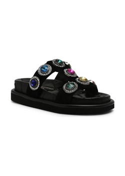 Kurt Geiger Klapki ORSON | z dodatkiem skóry ze sklepu Gomez Fashion Store w kategorii Klapki damskie - zdjęcie 184302609