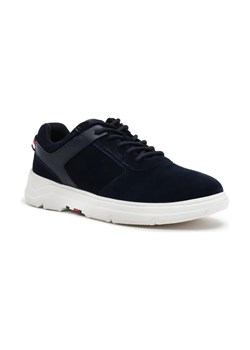 Tommy Hilfiger Skórzane sneakersy CORE HILFIGER ze sklepu Gomez Fashion Store w kategorii Buty sportowe męskie - zdjęcie 184302827