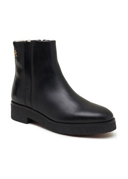 Tommy Hilfiger Skórzane botki CREPE LOOK ze sklepu Gomez Fashion Store w kategorii Botki - zdjęcie 184302885