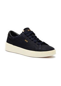 BOSS BLACK Skórzane sneakersy Belwar_Tenn_tb ze sklepu Gomez Fashion Store w kategorii Buty sportowe męskie - zdjęcie 184303009