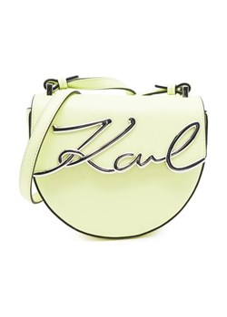 Karl Lagerfeld Skórzana listonoszka k/signature sm ze sklepu Gomez Fashion Store w kategorii Listonoszki - zdjęcie 184303035