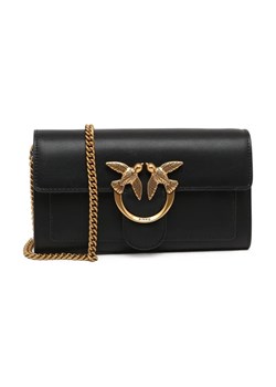 Pinko Skórzana listonoszka LOVE ONE WALLET C VITELLO SETA - id: PI231W000175582 - marki Pinko - 184303586 Pinko Skórzana listonoszka LOVE ONE WALLET C VITELLO SETA ze sklepu Gomez Fashion Store w kategorii Listonoszki - zdjęcie 184303586