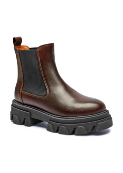 Alohas Skórzane sztyblety Berenice ze sklepu Gomez Fashion Store w kategorii Botki - zdjęcie 184303676