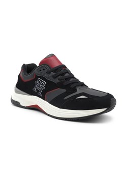 Tommy Hilfiger Sneakersy MONOGRAM | z dodatkiem skóry ze sklepu Gomez Fashion Store w kategorii Buty sportowe męskie - zdjęcie 184303706