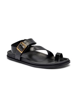 Alohas Skórzane sandały Siren Onix ze sklepu Gomez Fashion Store w kategorii Sandały damskie - zdjęcie 184303727