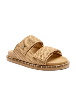 Patrizia Pepe Skórzane klapki ze sklepu Gomez Fashion Store w kategorii Klapki damskie - zdjęcie 184303867