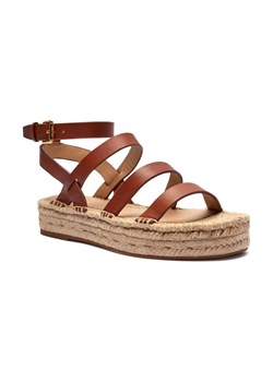 LAUREN RALPH LAUREN Skórzane sandały POLLY ze sklepu Gomez Fashion Store w kategorii Sandały damskie - zdjęcie 184303888