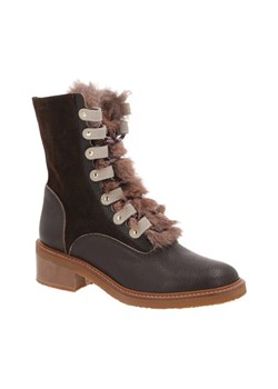 Pollini Skórzane botki ze sklepu Gomez Fashion Store w kategorii Botki - zdjęcie 184303985