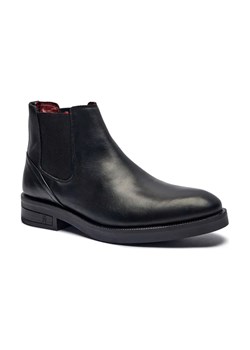 Tommy Hilfiger Skórzane sztyblety CHELSEA ze sklepu Gomez Fashion Store w kategorii Buty zimowe męskie - zdjęcie 184304198