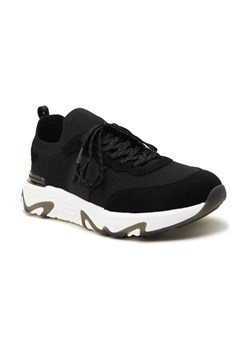 Karl Lagerfeld Skórzane sneakersy BLAZE Monogram KC Knit Mix ze sklepu Gomez Fashion Store w kategorii Buty sportowe męskie - zdjęcie 184304339