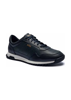 BOSS BLACK Skórzane sneakersy Zayn_Lowp_lttb ze sklepu Gomez Fashion Store w kategorii Buty sportowe męskie - zdjęcie 184304558