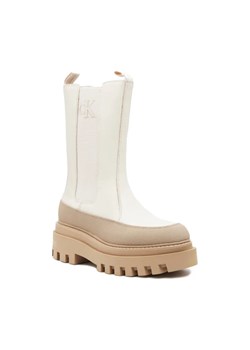 Calvin Klein Jeans Skórzane sztyblety FLATFORM CHELSEA ze sklepu Gomez Fashion Store w kategorii Kozaki damskie - zdjęcie 184304658