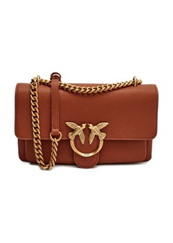 Pinko Skórzana torebka na ramię LOVE ONE SOFT MINI ze sklepu Gomez Fashion Store w kategorii Listonoszki - zdjęcie 184304697