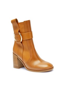 See By Chloé Skórzane botki na słupku ze sklepu Gomez Fashion Store w kategorii Botki - zdjęcie 184304876