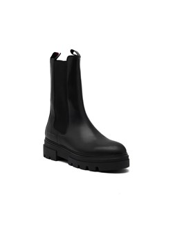 Tommy Hilfiger Skórzane sztyblety MONOCHROMATIC CHELSEA ze sklepu Gomez Fashion Store w kategorii Botki - zdjęcie 184304938