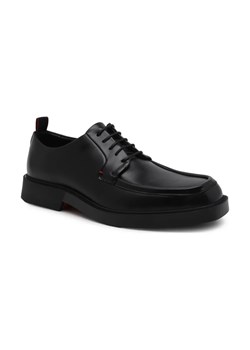 HUGO Skórzane derby Iker_Derb_ltap ze sklepu Gomez Fashion Store w kategorii Półbuty męskie - zdjęcie 184305149