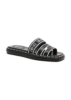Liu Jo Klapki AMELIA 09 | z dodatkiem skóry ze sklepu Gomez Fashion Store w kategorii Klapki damskie - zdjęcie 184305156
