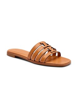 TORY BURCH Skórzane klapki INES ze sklepu Gomez Fashion Store w kategorii Klapki damskie - zdjęcie 184305225