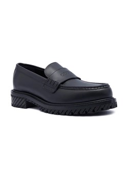OFF-WHITE Skórzane loafersy ze sklepu Gomez Fashion Store w kategorii Mokasyny męskie - zdjęcie 184305316